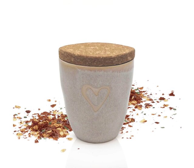 MEA living Gewürz im Espressobecher "Herz" sand, "Bruschetta - klassisch" MEA living Gewürz im Espressobecher "Herz" sand, "Bruschetta - klassisch"