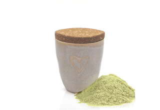 Gewürz im Espressobecher mit Herz, sand, "Sour Cream Dip"