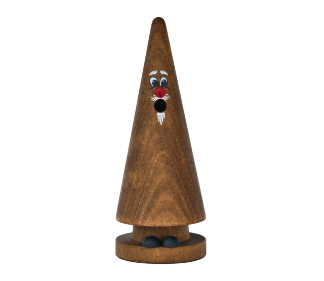 Crottendorfer Räucherfigur Ziegenbein-Addi Advent (braun)