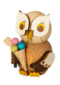 Kuhnert Holzfigur-Mini Eule mit Eis Kuhnert Holzfigur-Mini Eule mit Eis