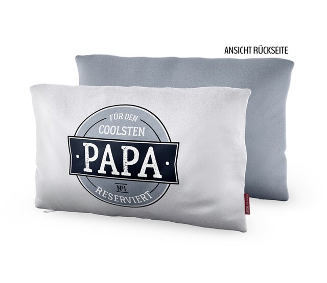 la Vida Baumwoll-Kuschel-Kissen, Coolster Papa la Vida Baumwoll-Kuschel-Kissen, Coolster Papa