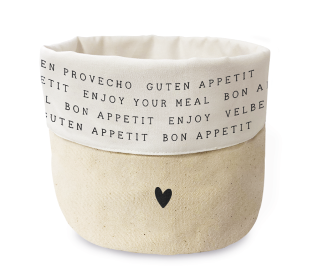 Grafik Werkstatt Stoffkörbchen, Brotkorb aus 100% Baumwolle Grafik Werkstatt Stoffkörbchen, Brotkorb aus 100% Baumwolle