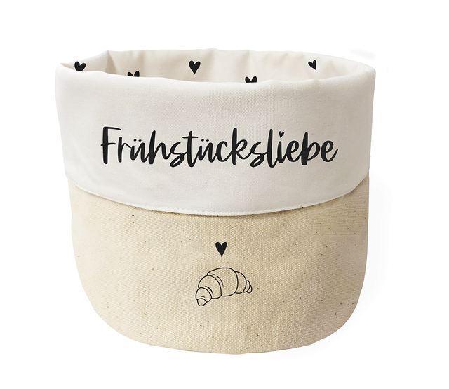 Grafik Werkstatt Stoffkörbchen, Brotkorb aus 100% Baumwolle Grafik Werkstatt Stoffkörbchen, Brotkorb aus 100% Baumwolle