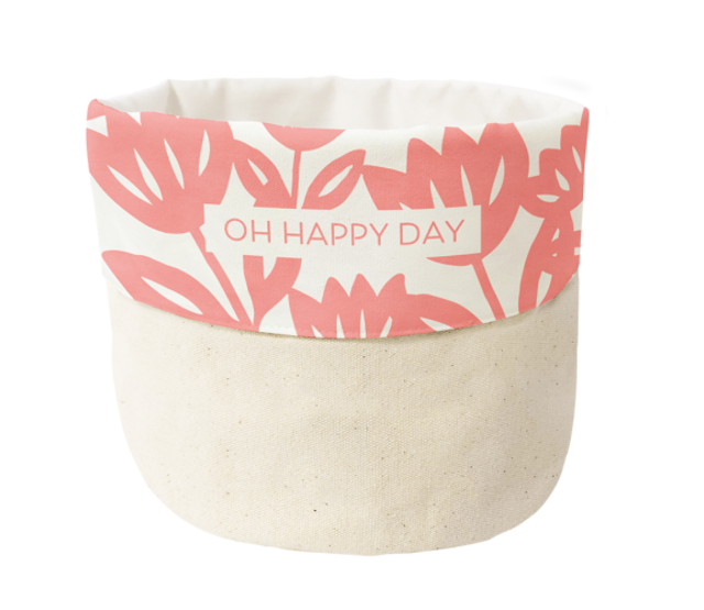 Grafik Werkstatt Stoffkörbchen, Brotkorb aus 100% Baumwolle Grafik Werkstatt Stoffkörbchen, Brotkorb aus 100% Baumwolle