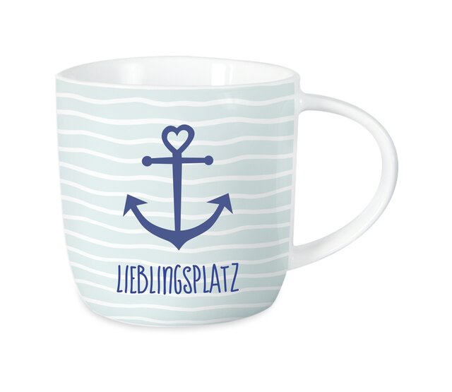 Grafik Werkstatt Gute Laune Tasse, "Lieblingsplatz"