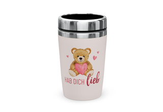 Thermobecher togo, "Hab Dich lieb"