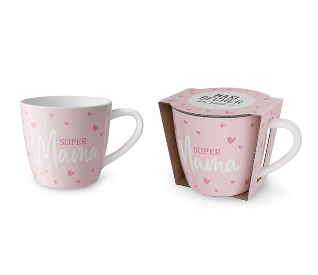la Vida Maxi Becher für dich, "Super Mama" la Vida Maxi Becher für dich, "Super Mama"