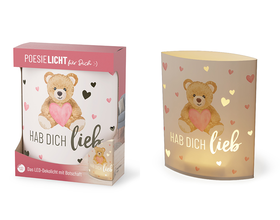 Poesielicht, zum Stehen und Hängen