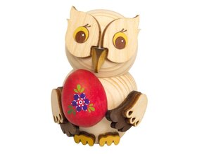 Mini Eule mit Osterei