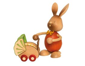 Stupsi Hase mit Kinderwagen