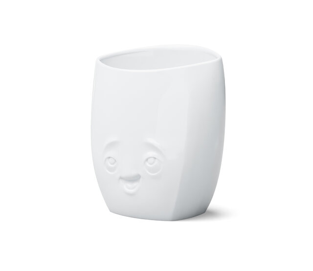 FIFTYEIGHT Weite Vase "Entzückt", weiß, Porzellan