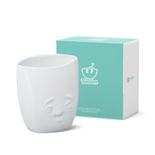 FIFTYEIGHT Weite Vase "Entzückt", weiß, Porzellan