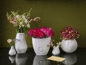 FIFTYEIGHT Weite Vase "Entzückt", weiß, Porzellan