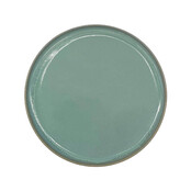 STONEWARE Teller klein, 22,4cm, türkis, handmade
