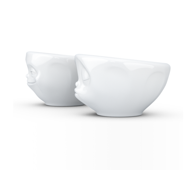 Fiftyeight Kleines-Schälchen Set Nr. 100ml-Küssend/Grinsend