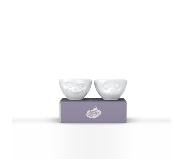 Fiftyeight Kleines-Schälchen Set Nr. 100ml-Küssend/Grinsend