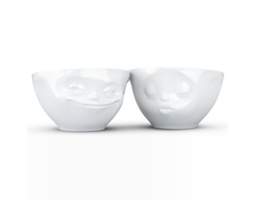 Mittleres -Schälchen Set Nr.1 Küssend/Grinsend