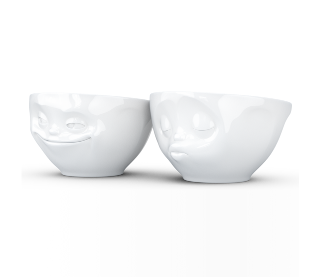 Fiftyeight Mittleres -Schälchen Set Nr.1 Küssend/Grinsend
