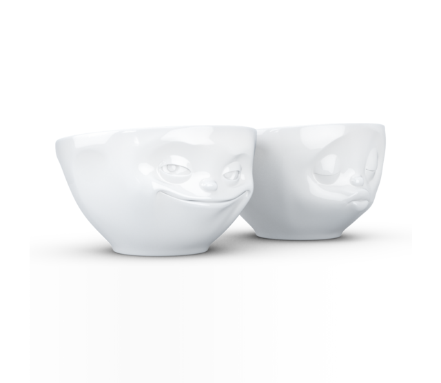 Fiftyeight Mittleres -Schälchen Set Nr.1 Küssend/Grinsend