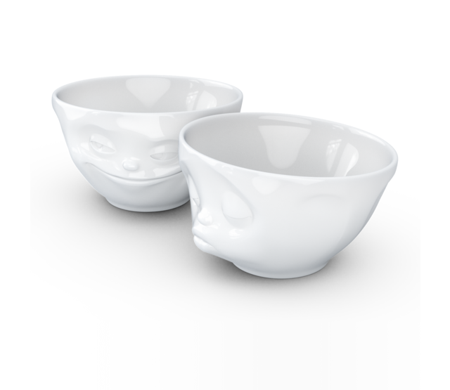 Fiftyeight Mittleres -Schälchen Set Nr.1 Küssend/Grinsend