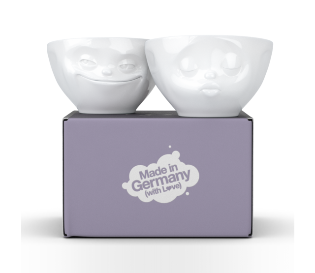 Fiftyeight Mittleres -Schälchen Set Nr.1 Küssend/Grinsend