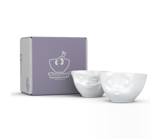 Fiftyeight Mittleres -Schälchen Set Nr.1 Küssend/Grinsend