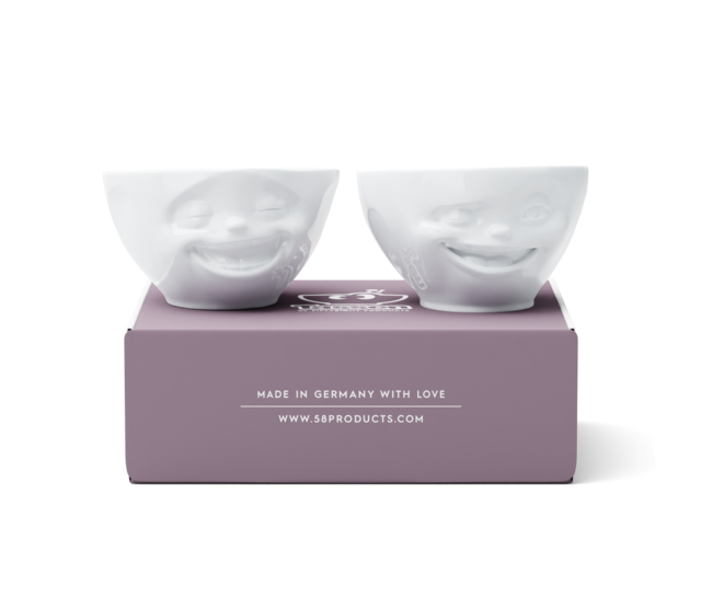 Fiftyeight Mittleres -Schälchen Set Nr.4 Lachend/Zwinkernd