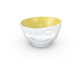 Schale zwinkernd, innen Safran-500 ml