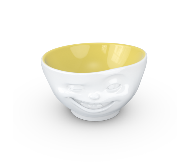 FIFTYEIGHT Schale zwinkernd, innen Safran-500 ml