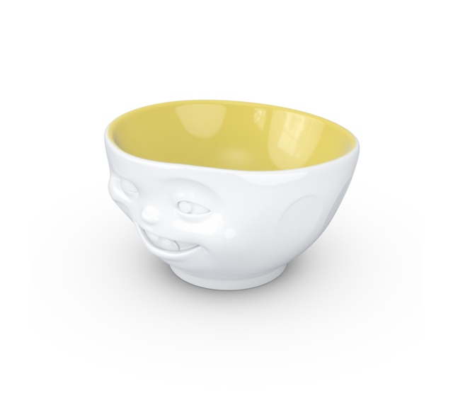 FIFTYEIGHT Schale zwinkernd, innen Safran-500 ml