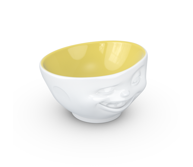 FIFTYEIGHT Schale zwinkernd, innen Safran-500 ml