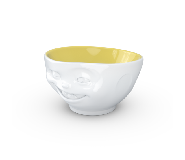 FIFTYEIGHT Schale zwinkernd, innen Safran-500 ml