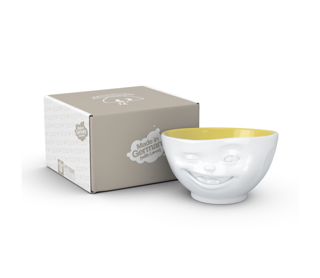 FIFTYEIGHT Schale zwinkernd, innen Safran-500 ml