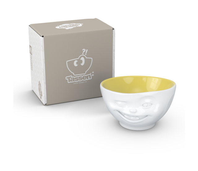 FIFTYEIGHT Schale zwinkernd, innen Safran-500 ml