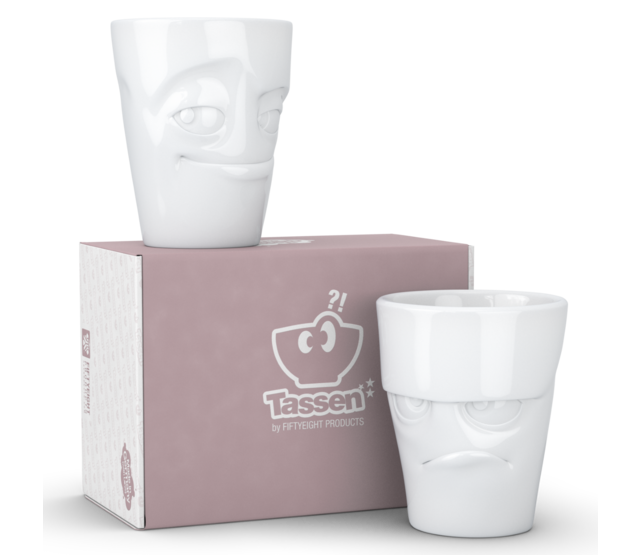 Becher Set Nr. 1 Grummelig & Verschmitzt