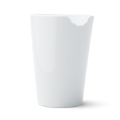 Becher mit Biss, ohne Henkel