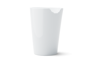 Becher mit Biss, ohne Henkel