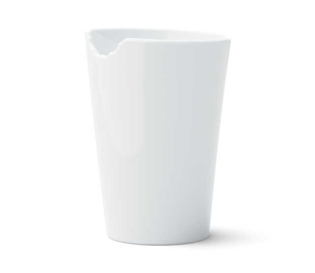 Becher mit Biss, ohne Henkel