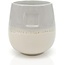 MEA living Tasse ohne Henkel lasiert, grau, Motiv Home