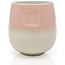 MEA living Tasse ohne Henkel lasiert, rosa, Motiv Herz