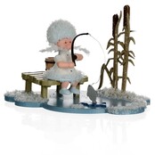 Drechslerei Kuhnert, Schneeflöckchen auf Wolke, Eisangler Drechslerei Kuhnert, Schneeflöckchen auf Wolke, Eisangler