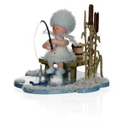 Drechslerei Kuhnert, Schneeflöckchen auf Wolke, Eisangler Drechslerei Kuhnert, Schneeflöckchen auf Wolke, Eisangler