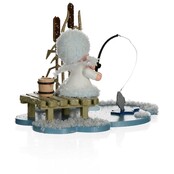 Drechslerei Kuhnert, Schneeflöckchen auf Wolke, Eisangler Drechslerei Kuhnert, Schneeflöckchen auf Wolke, Eisangler