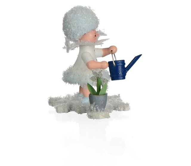 Drechslerei Kuhnert Schneeflöckchen mit Gießkanne