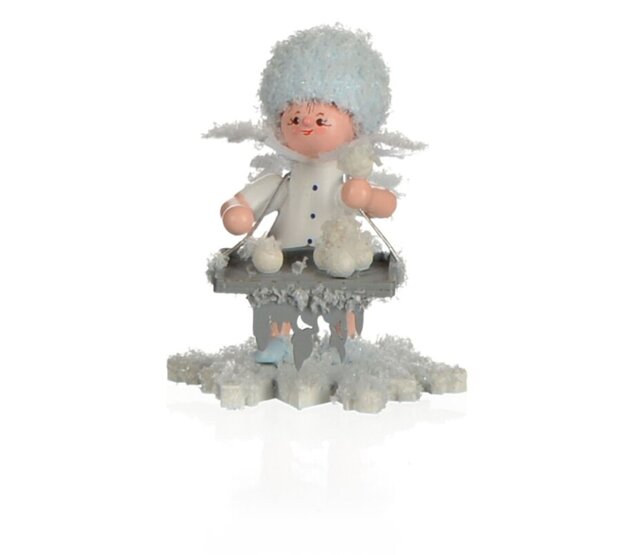 Drechslerei Kuhnert Schneeflöckchen mit Eiskugeln