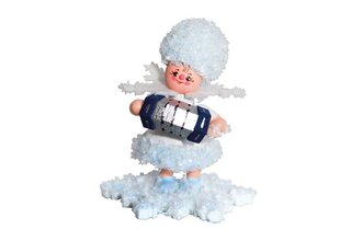 Schneeflöckchen mit Konzertina