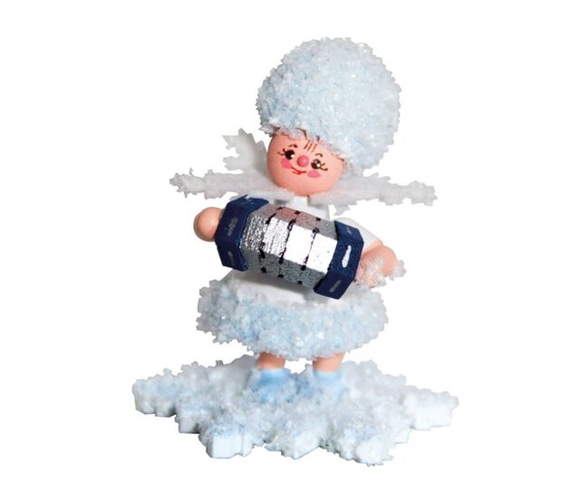 Drechslerei Kuhnert Schneeflöckchen mit Konzertina