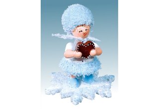 Schneeflöckchen mit Lebkuchenherz