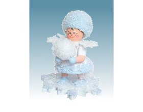 Schneeflöckchen mit Schneekugel