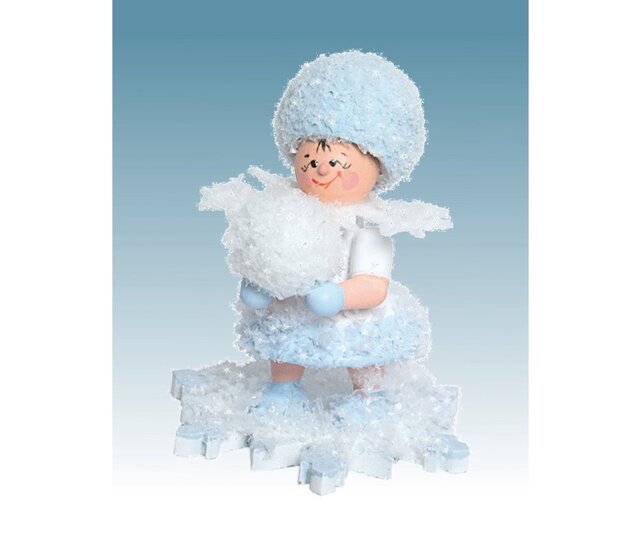 Schneeflöckchen mit Schneekugel Schneeflöckchen mit Schneekugel